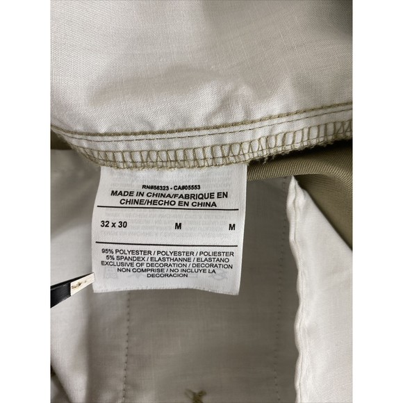 Nike Dri Fit Pants 32x30 (34x29) Mens Golf Performance Stretch Lightweight Beige - Picture 7 of 15